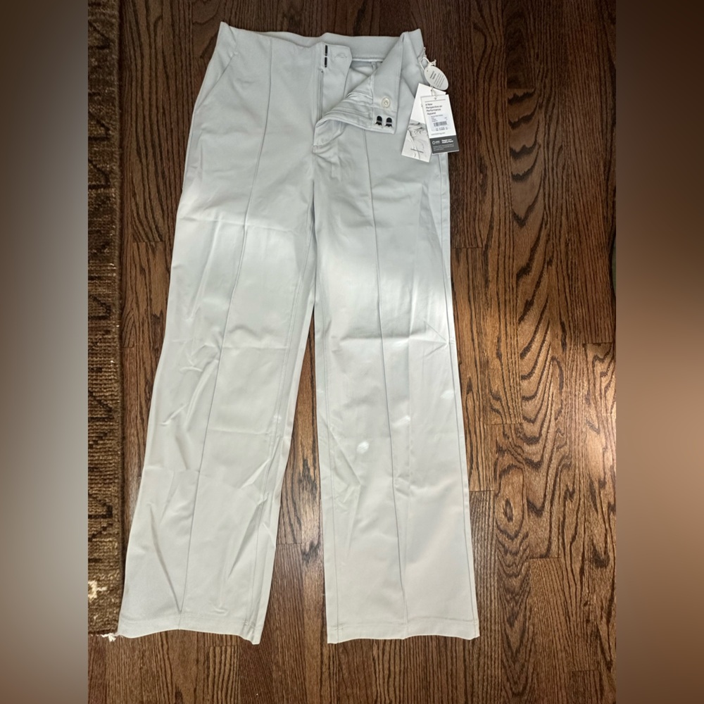 Vuori Light Gray Wide-Leg Pants